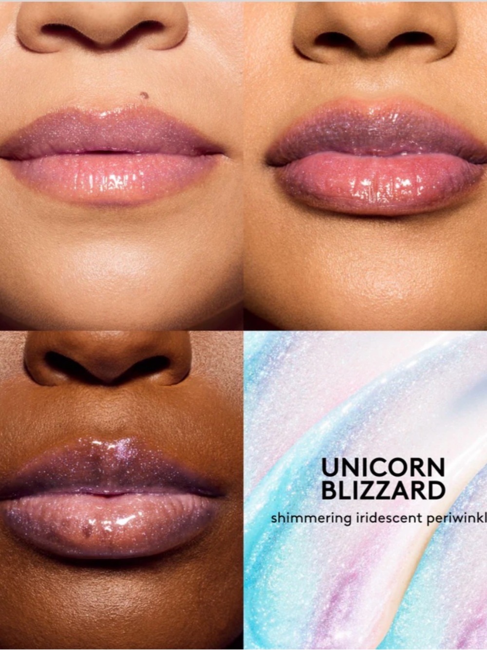 Fenty Beauty Gloss Bomb Stackz Shimmer Gloss — Pink, Purple, Blue - Picture 2 of 3